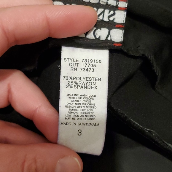 Junior/womens black dress pant - Picture 7 of 9